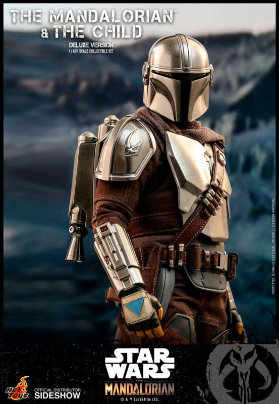 Star Wars The Mandalorian Action Figure 2-Pack 1/6 The Mandalorian & The Child Deluxe 30 cm 8
