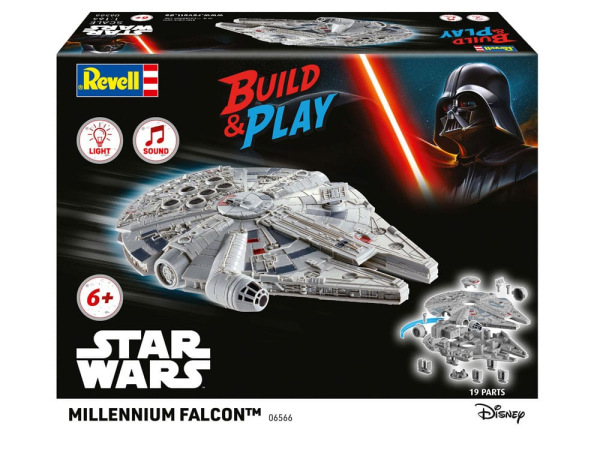 Star Wars Model Kit 1/164 Millennium Falcon 21 cm 9