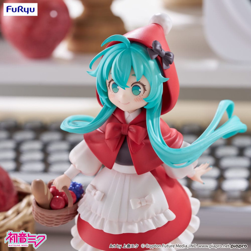 Hatsune Miku Desktop Fairy PVC Statue Hatsune Miku Little red riding hood Ver. 16 cm 10