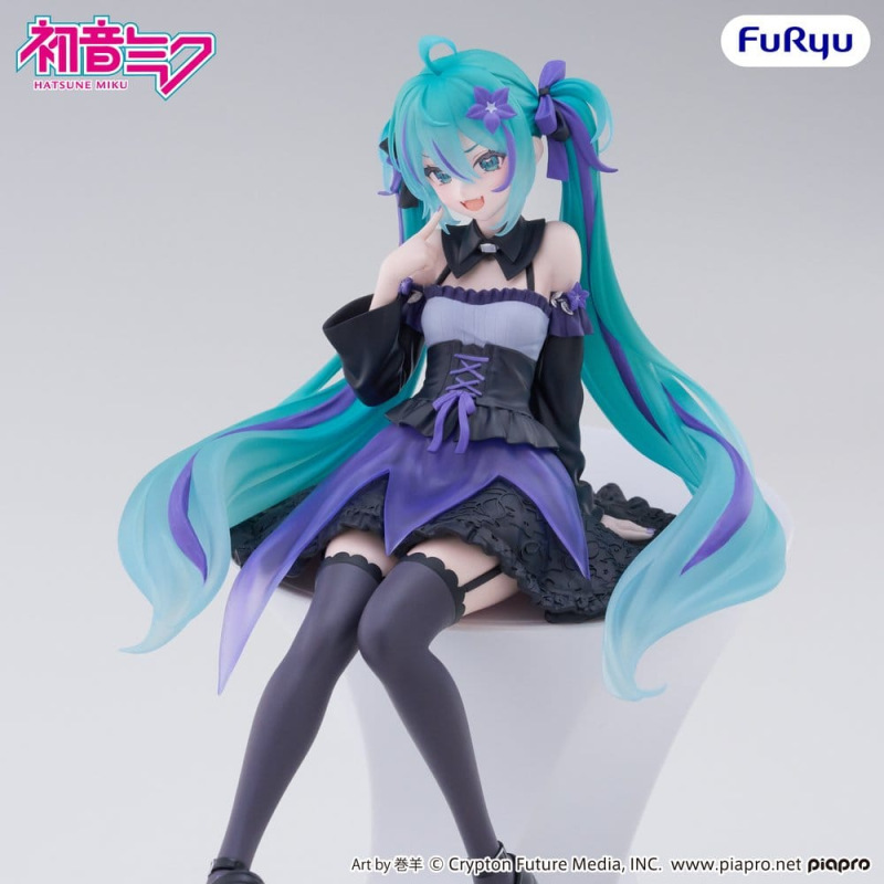 Hatsune Miku Noodle Stopper PVC Figure Flower Fairy Bellflower 14 cm 4