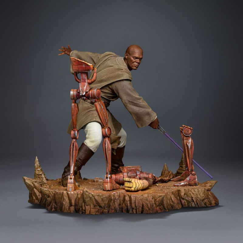 Star Wars Art Scale Statue 1/10 Mace Windu 18 cm 3