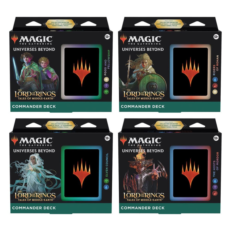 Magic the Gathering The Lord of the Rings: Tales of Middle-earth Commander Decks Display (4) english