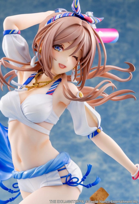 The Idolmaster Gakuen PVC Figure 1/7 Himesaki Rinami Kimi to Semi Blue Ver. With Bonus 27 cm 10