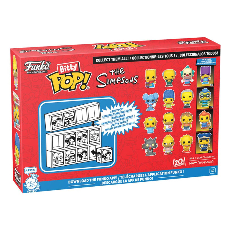 The Simpsons Bitty POP! Vinyl Figure 4-Pack Series 3 2 cm 5