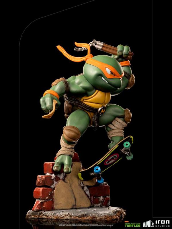 Teenage Mutant Ninja Turtles: Michelangelo 20 cm Mini Co. PVC Figure - Iron Studios