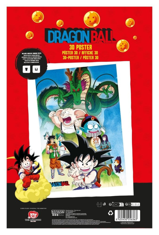 Dragon Ball 3D Poster Shenron & Heroes 38 x 58 cm 2