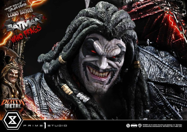 Dark Nights: Death Metal Museum Masterline Statue 1/3 Lobo Batman: Batman Who Frags Deluxe Bonus Ver 13