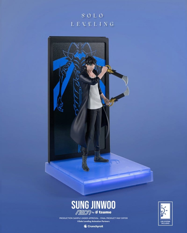 Solo Leveling Neon Figure 1/9 Sung Jinwoo 20 cm 5