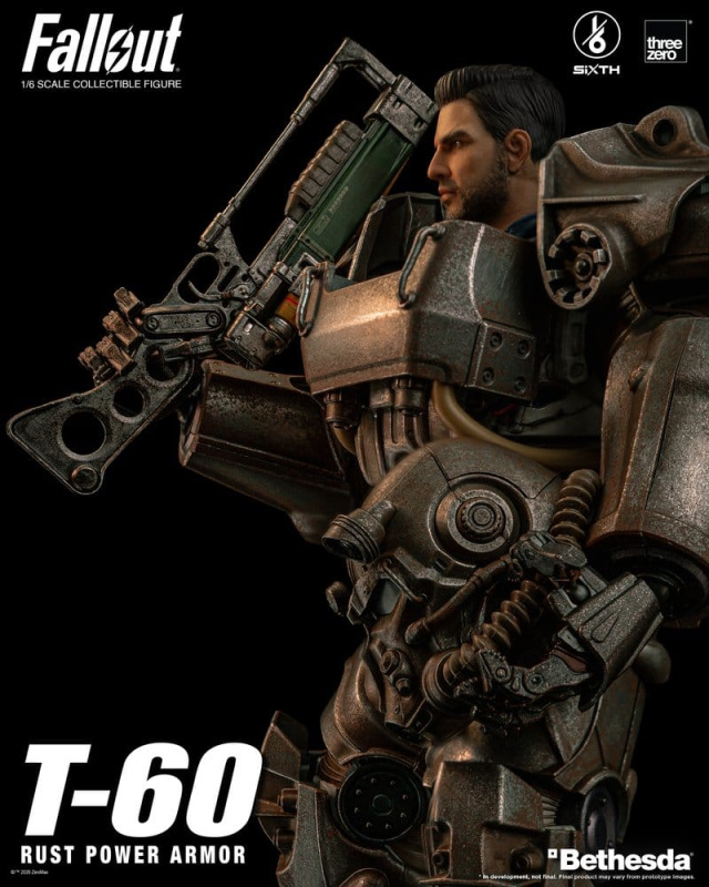 Fallout Action Figure 1/6 T-60 Rust Power Armor 4