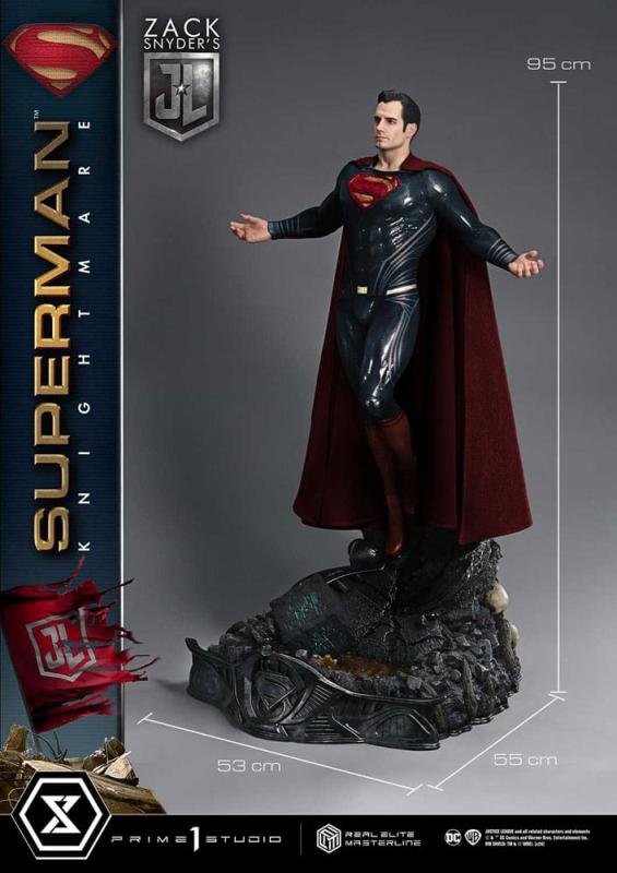 Zack Snyder's Justice League Real Elite Masterline Series Statue 1/3 Superman Knightmare Color Editi 7