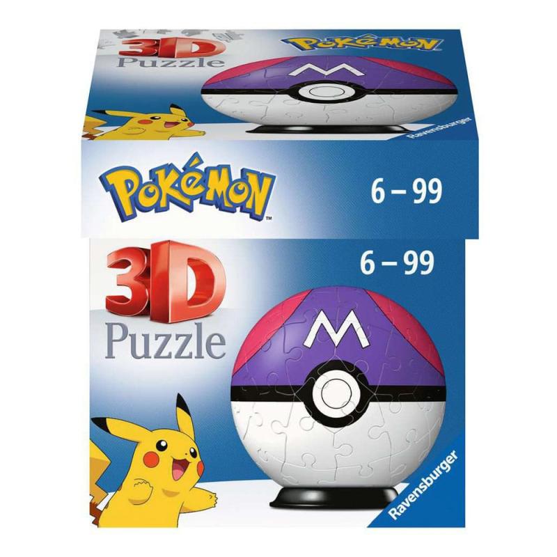 Pokémon 3D Puzzle Pokéballs: Master Ball (55 pieces)
