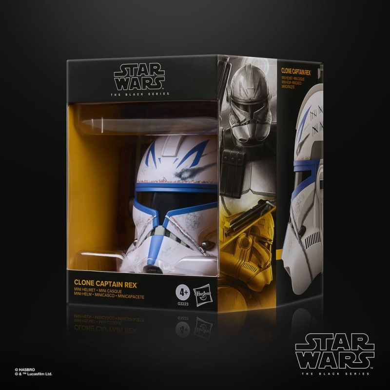 Star Wars: The Clone Wars Black Series Mini Helmet Clone Captain Rex 15 cm 3