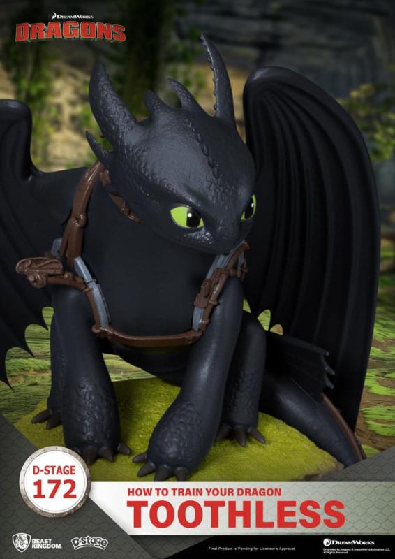 How To Train Your Dragon D-Stage PVC Diorama toothless Statue 14 cm 4