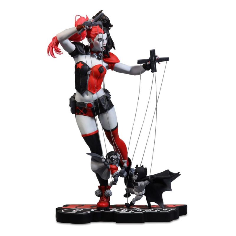 DC Comics: Harley Quinn by Emanuela Lupacchino 1/10 Red, White & Black Statue - DC Direct