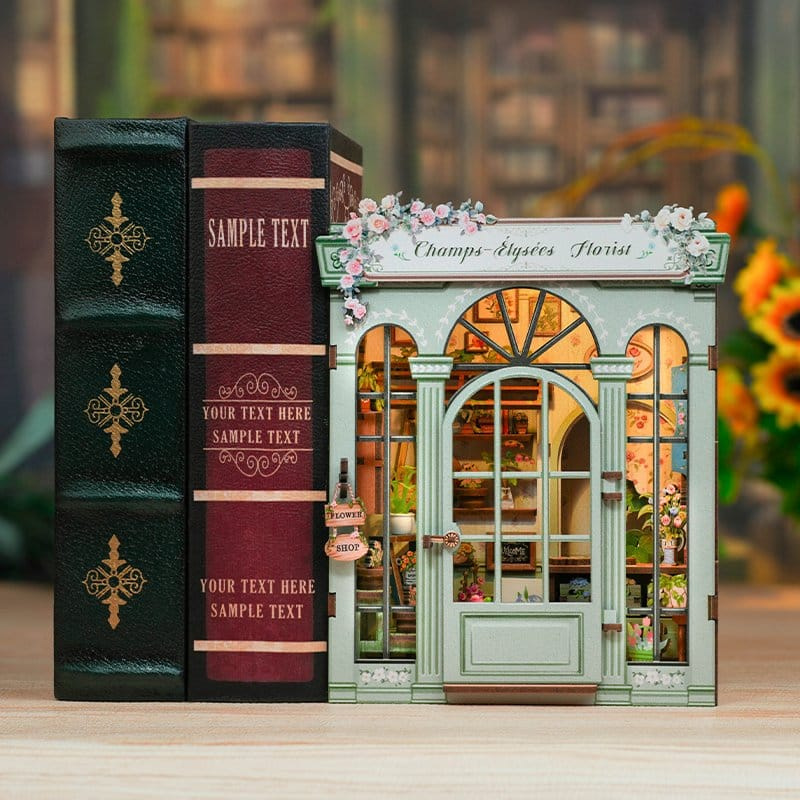 Miniature House Model Kit Champs-Élysées Florist 18 x 16 cm 5