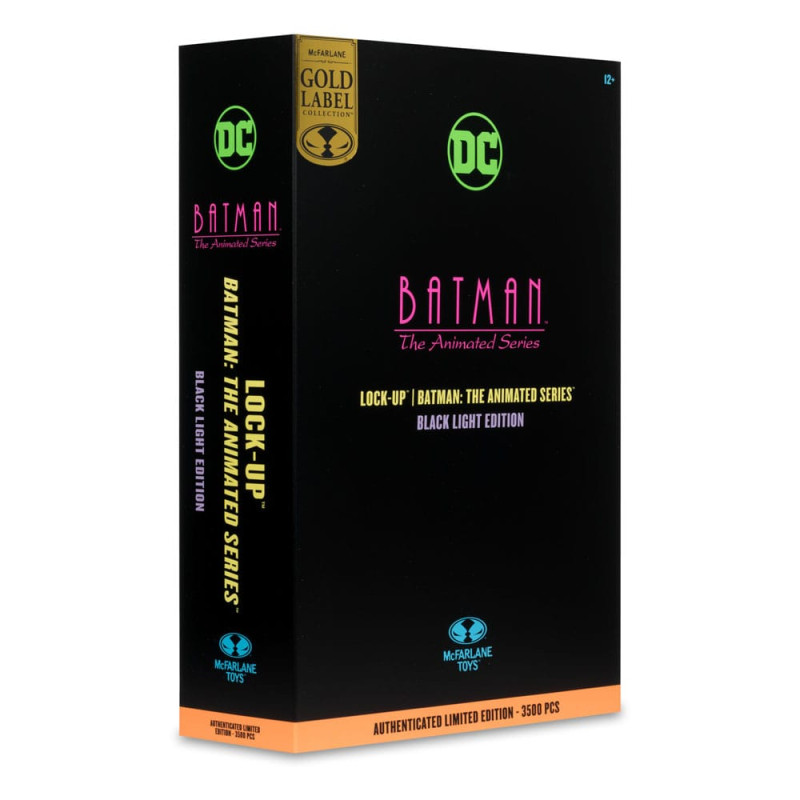 Batman: The Animated Series DC Direct Build-A Action Figures Wave 5 Lock-Up Black Light Edition (Gol 8