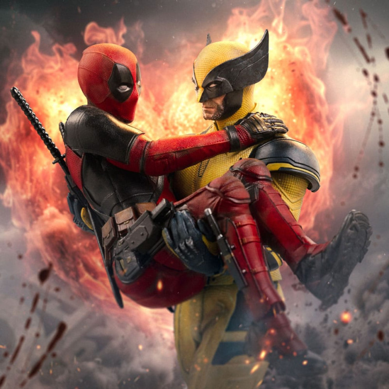 Deadpool Deluxe Art Scale Statue 1/10 Deadpool & Wolverine 21 cm 1