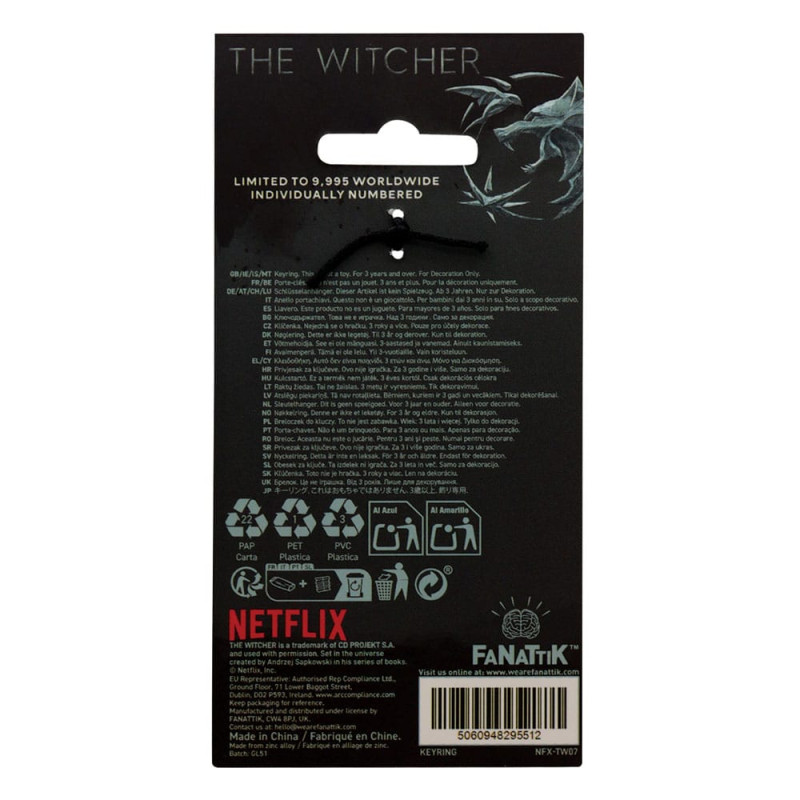 The Witcher Keychain Witcher & Roach Limited Edition 2