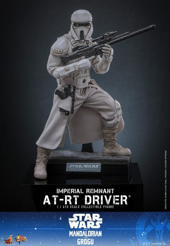 Star Wars: The Mandalorian & Grogu Movie Masterpiece Action Figure 1/6 Imperial Remnant AT-RT Driver 5