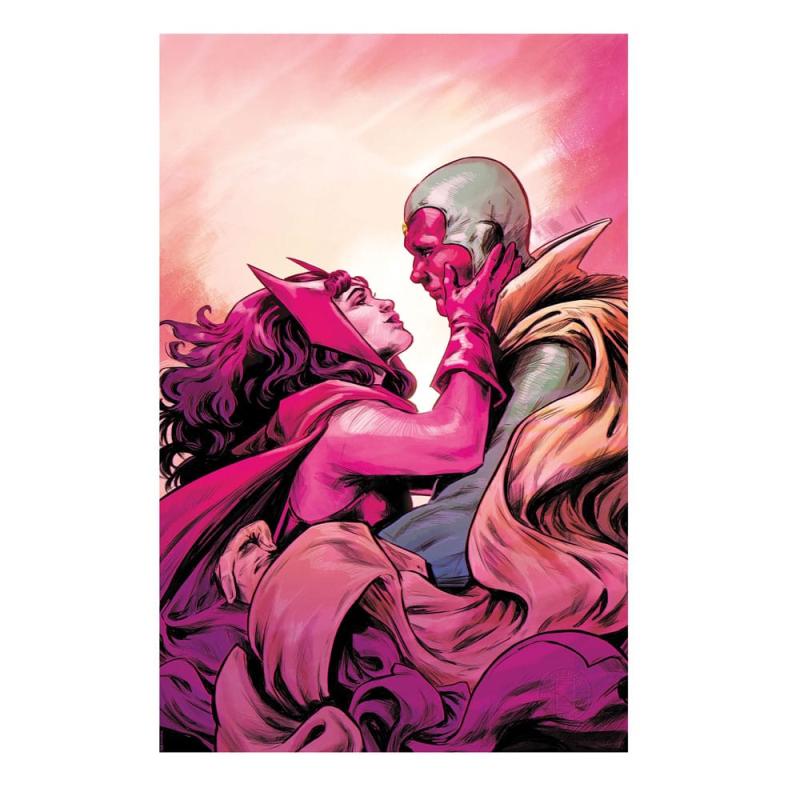 Marvel: Scarlet Witch & Vision 41 x 61 cm Art Print - Sideshow Collectibles