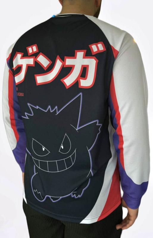 Pokemon Sweater Soccer Jersey Gengar Size XXL 4