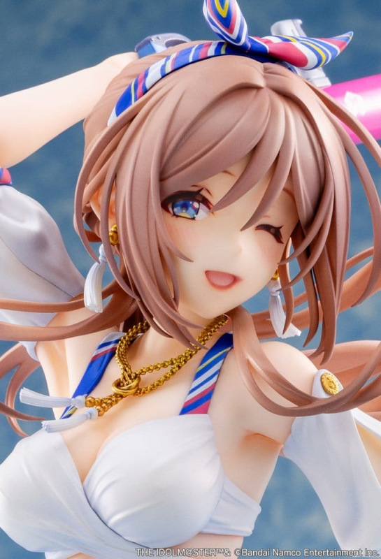The Idolmaster Gakuen PVC Figure 1/7 Himesaki Rinami Kimi to Semi Blue Ver. With Bonus 27 cm 9