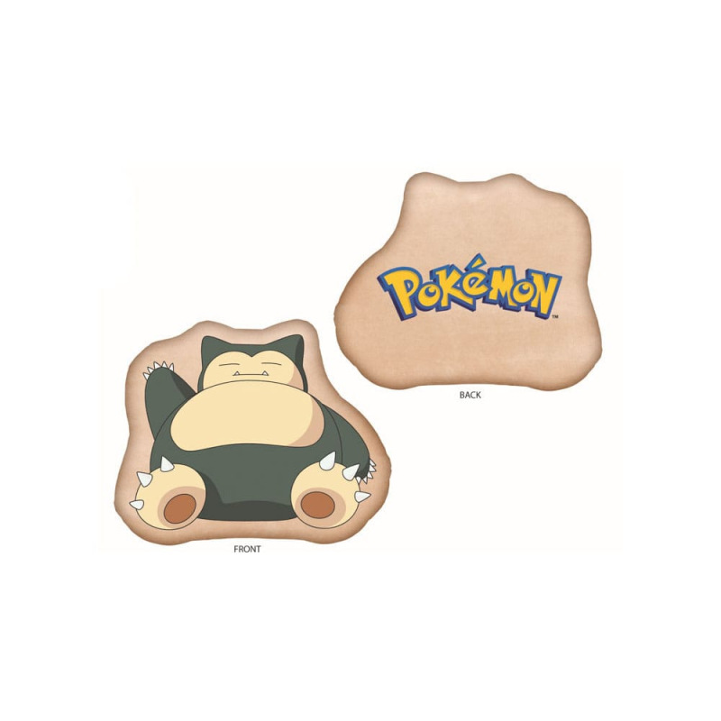 Pokemon Pillow Snorlax brown 36 cm 3