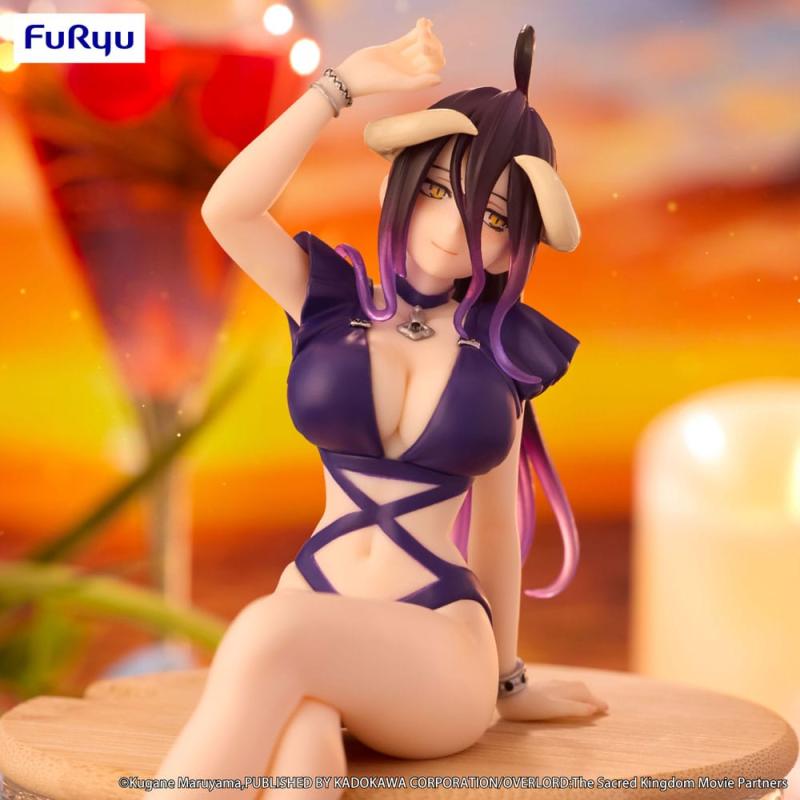 Overlord Noodle Stopper PVC Statue Albedo Swimsuit Dark Purple Color Ver. 16 cm 4