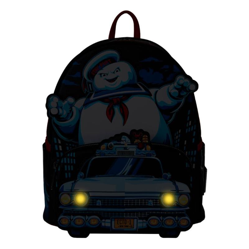 Ghostbusters by Loungefly Mini Backpack Stay Puff Chasing 1