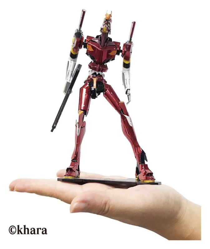 Evangelion Metallic Nano Plastic Model Unit 02 17 cm 4
