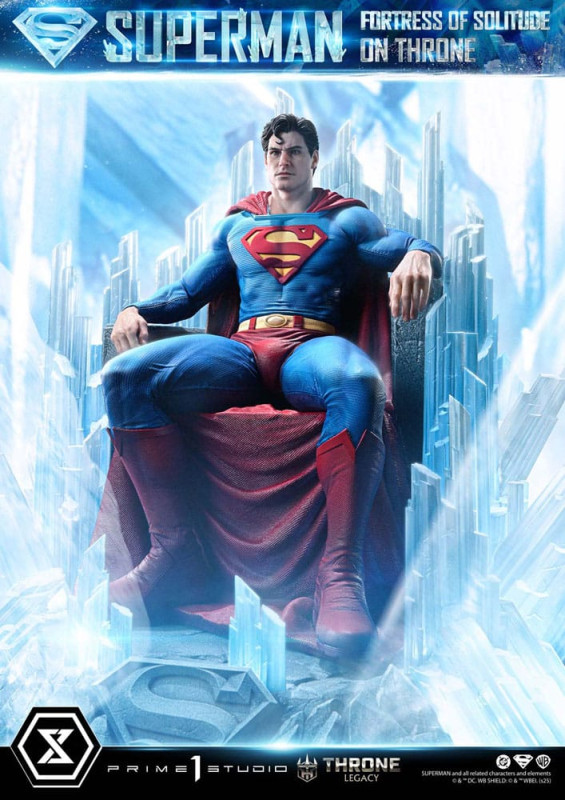 DC Comics Throne Legacy Collection Statue Statue 1/4 Superman Fortress of Solitude on Throne (Design 3