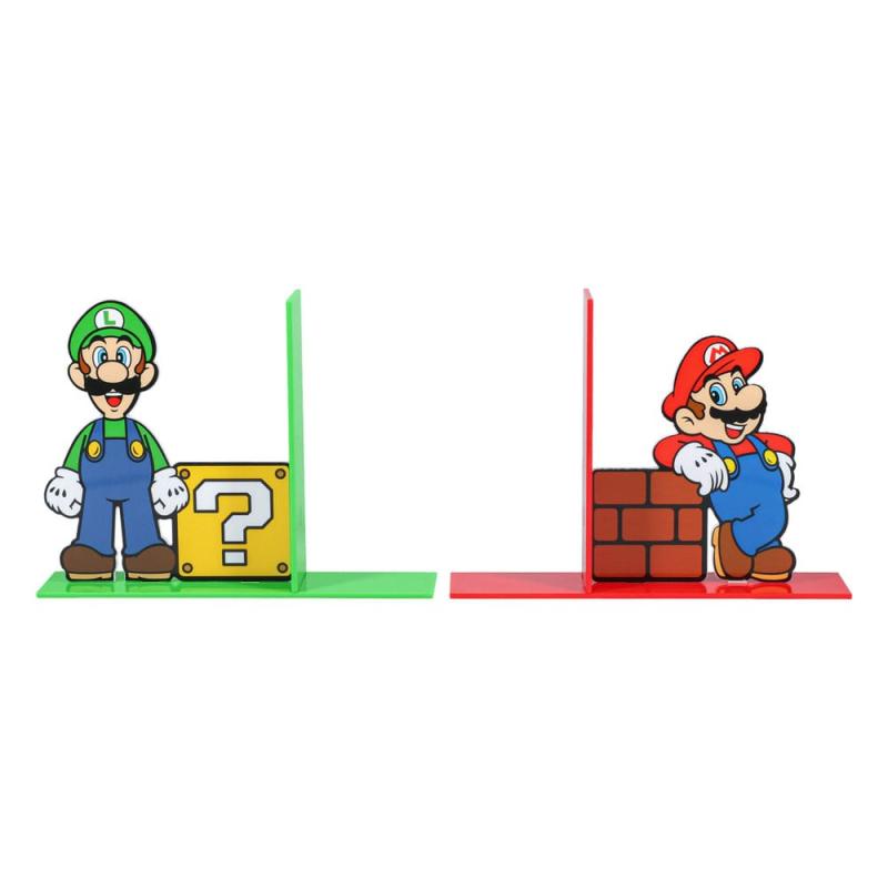 Super Mario Bookends Mario and Luigi