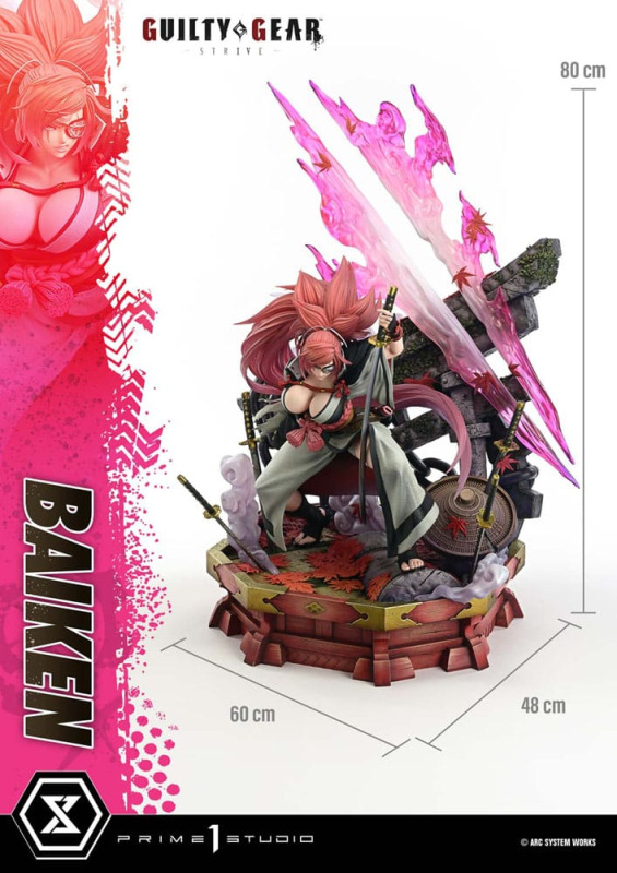 Guilty Gear Strive Ultimate Premium Masterline Series Statue 1/4 Baiken 80 cm 5