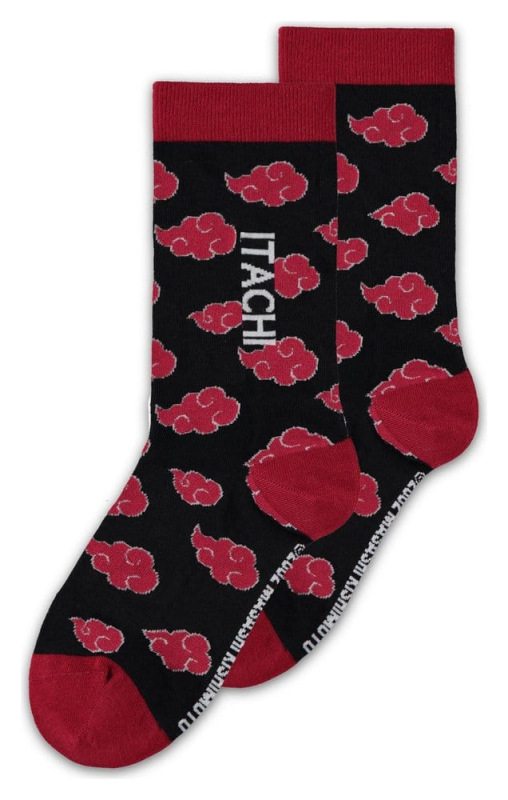 Naruto Socks Sasuke, Kakashi, Itachi 3-Pack 43-46 3