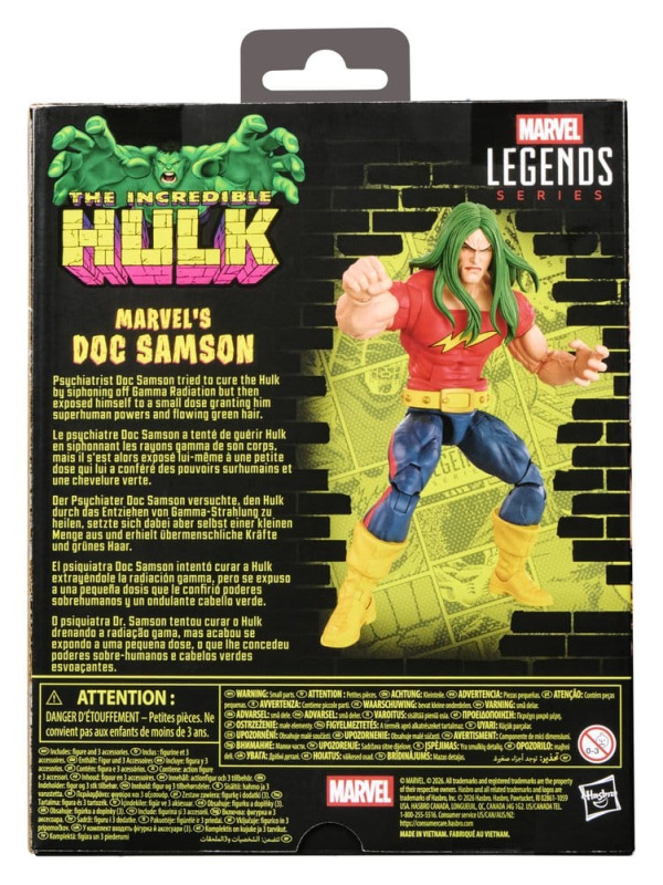 The Incredible Hulk Marvel Legends Action Figure Marvel's Doc Samson 15 cm 1