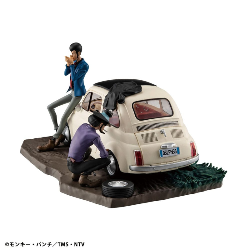 Lupin III PVC Statue Lupin the Gallery Punk at Dawn 9 cm 4