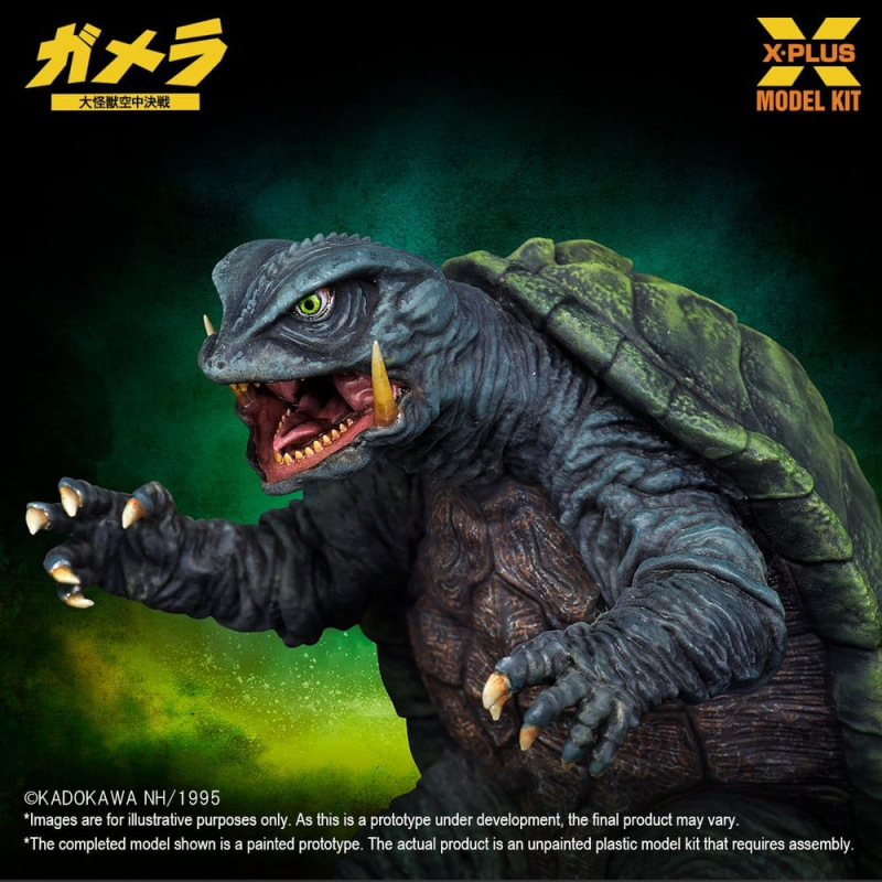 Gamera: Guardian of the Universe (1995) Plastic Model Kit 1/700 Gamera 11 cm 9