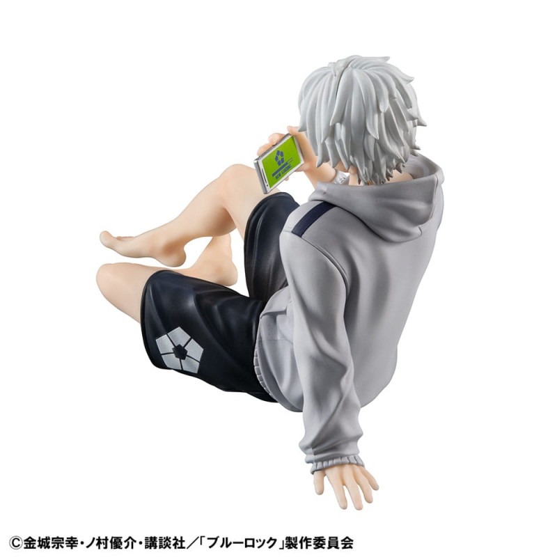 Blue Lock G.E.M. Series PVC Statue Seishiro Nagi Repaint Ver. Palm Size 9 cm 5