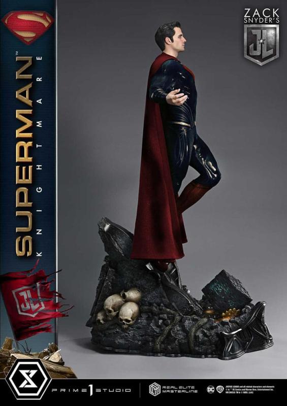 Zack Snyder's Justice League Real Elite Masterline Series Statue 1/3 Superman Knightmare Color Editi 10