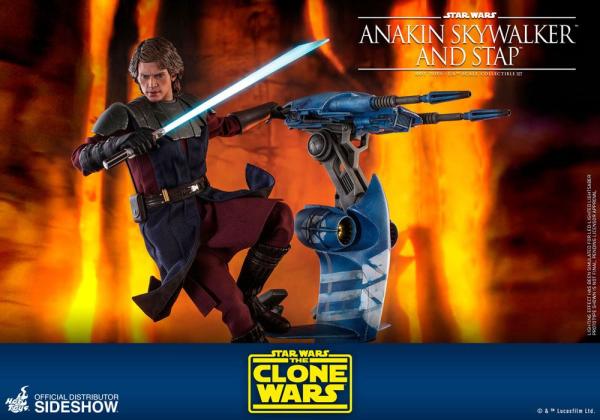 Star Wars The Clone Wars Action Figure 1/6 Anakin Skywalker & STAP 31 cm 13