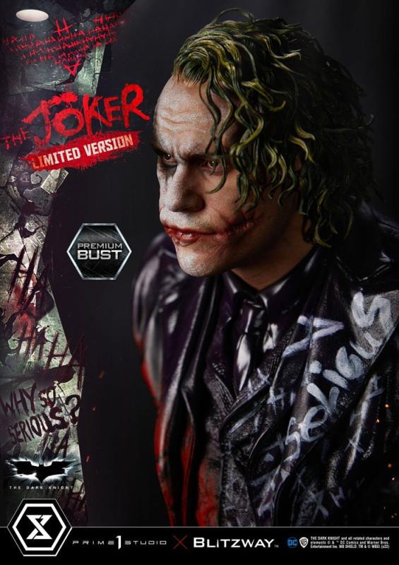 The Dark Knight: The Joker Limited Version 26 cm Premium Bust - Prime 1 Studio