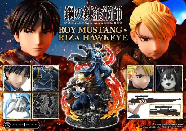 Fullmetal Alchemist Concept Masterline Statue 1/6 Roy Mustang & Riza Hawkeye Deluxe Bonus Version 50