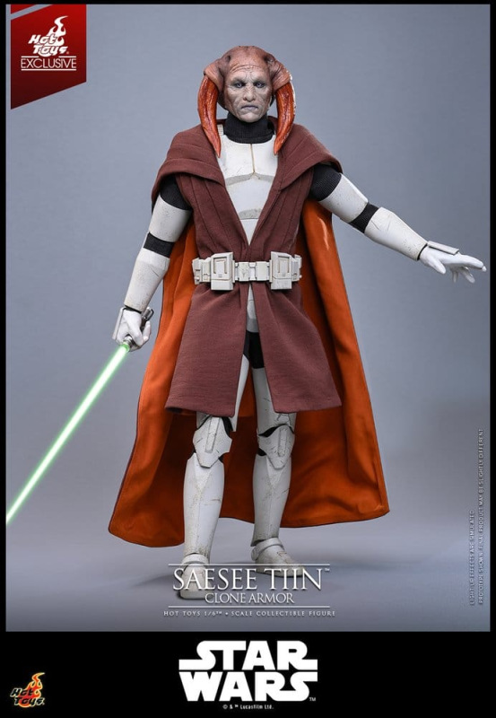 Star Wars: The Clone Wars Television Masterpiece Action Figure 1/6 Saesee Tiin (Clone Armor) (Hot To 13