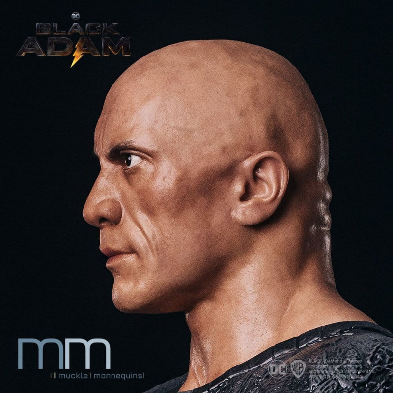 Black Adam Life-Size Bust Silicone Head 3
