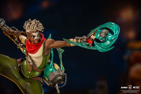 League of Legends Statue 1/10 2XKO Ekko & Ahri Diorama 30 cm 7