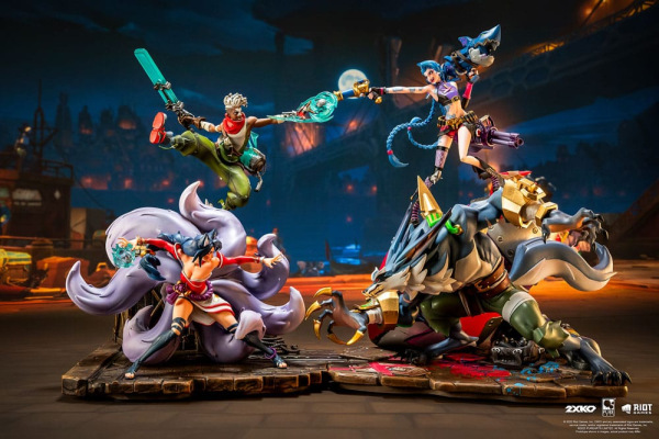 League of Legends Statue 1/10 2XKO Ekko & Ahri Diorama 30 cm 1