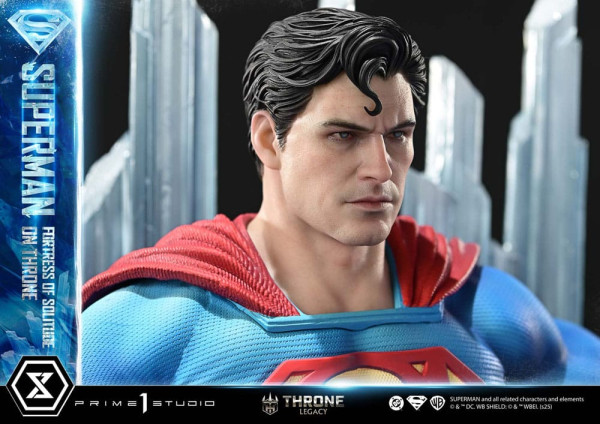 DC Comics Throne Legacy Collection Statue Statue 1/4 Superman Fortress of Solitude on Throne (Design 13