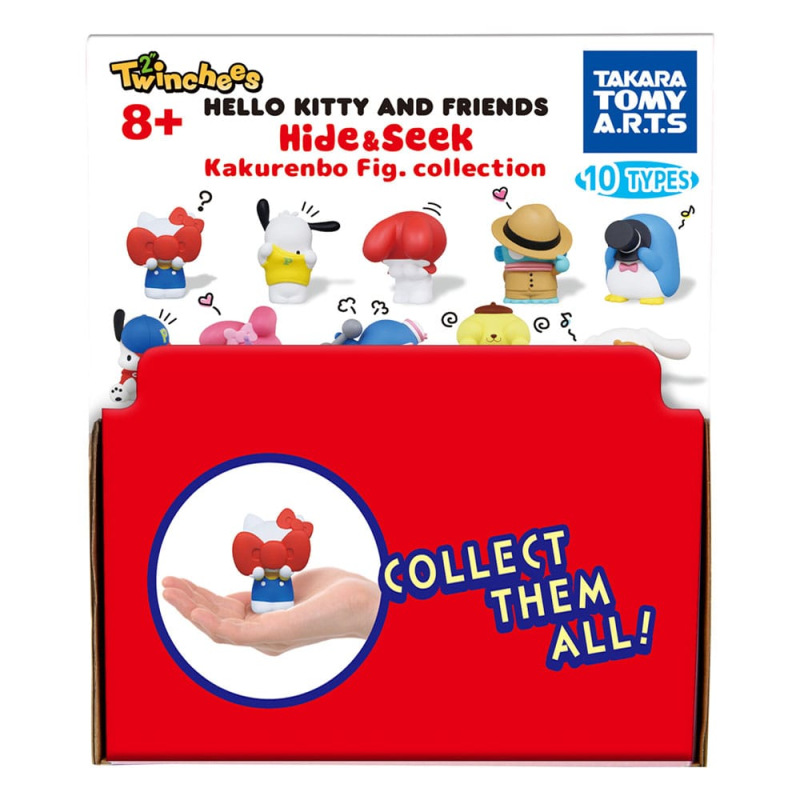 Sanrio Twinchees Mini Figures Hello Kitty & Friends Hide ´n´ Seek 5 cm Display (24) 1