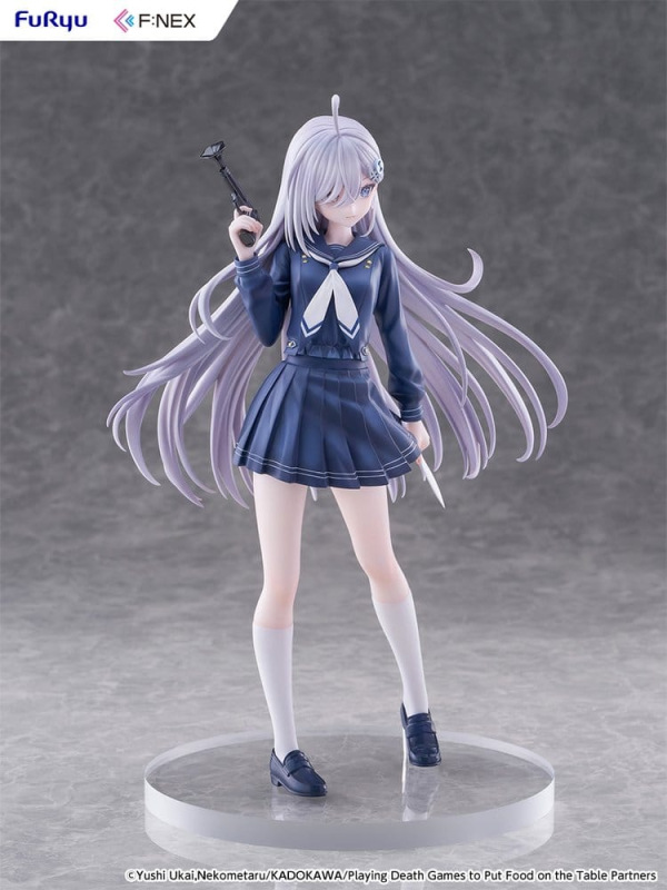 Playing Death Games to Put Food on the Table PVC Figure 1/7 Yuki School Uniform Ver. 24 cm 10