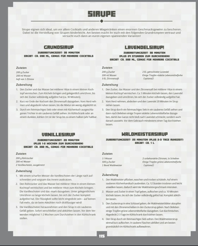 Minecraft Cookbook *German Version* 7